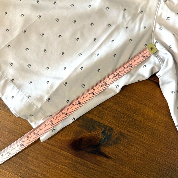 Adidas Men's Golf Shorts Size 34 Light Gray Tree Pattern Flat Front Performance - Picture 9 of 9